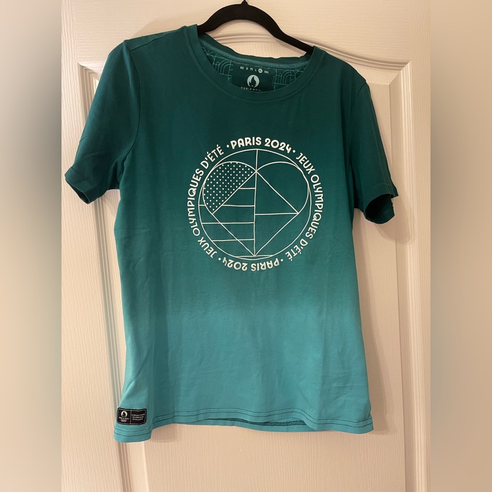 Teal Paris 2024 Olympics T-Shirt